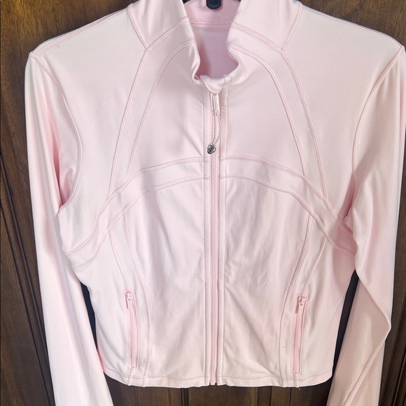 Lululemon Athletica Blissful Pink Define Cropped Jacket - Picture 3 of 3